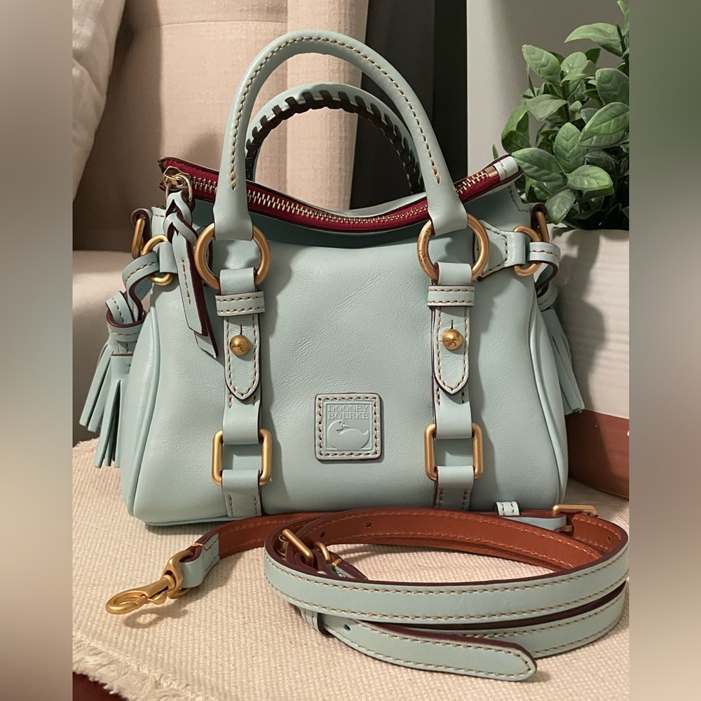 Dooney and Bourke Florentine nano satchel Pale Blue